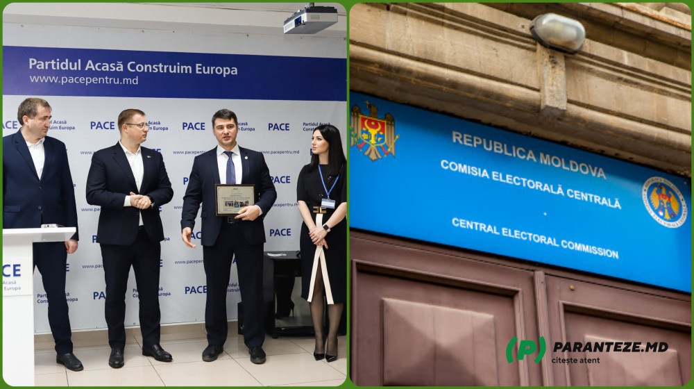 PACE - primii care au venit la CEC: Cel mai organizat partid din Moldova care s-a înregistrat în cursa electorală